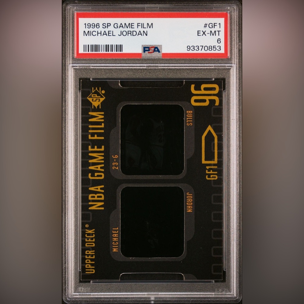 1996 SP Game Film Michael Jordan #GF1 PSA 6 Chicago Bulls